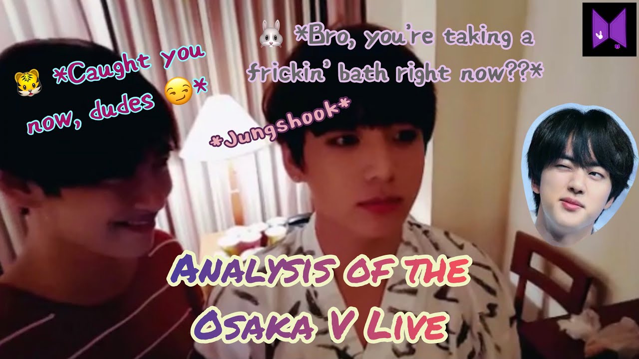 [ANALYSIS] 13/07/2016 Osaka V Live - Jin in JK’s bathroom? #Jinkook #Kookjin [BTS Jungkook and Jin]