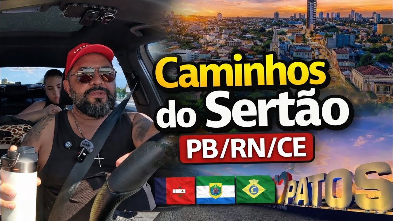 Ep-11 - Gente, saímos de Patos/PB rumo a Fortaleza no Ceará, cruzamos o RN e almoçamos em Mossoró.