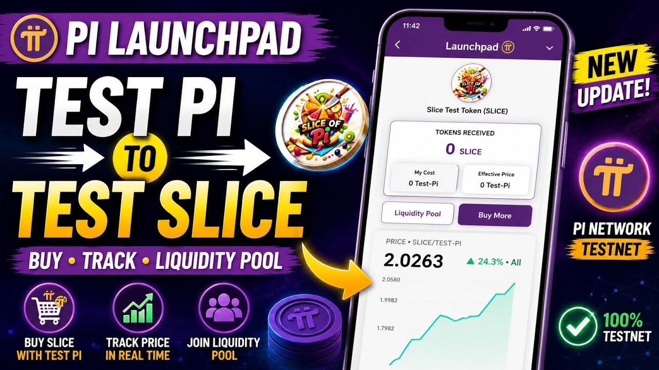 UKO TESTNET IRIMO GUKORWA TEST PI UKAGURA TOKEN YA TEST SLICE.