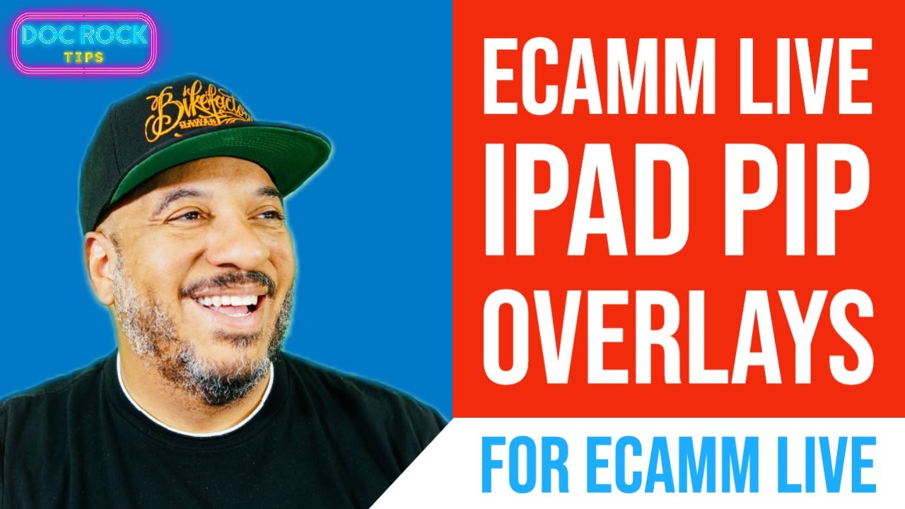Ecamm Live PIP Overlay Setup for iPad Telestrator