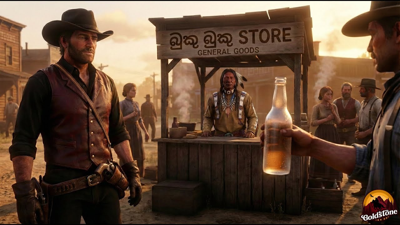 🔴 පළමු සිසිල් බීම ඇනවුම සමග රජුගේ කඩේ  | Goldstone County | Norman's Diary | RedM