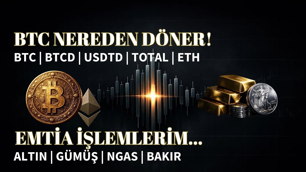 KRİPTODA YENİDEN SERT DÜŞÜŞ! ⚠️ | EMTİADA ALDIĞIM İŞLEMLER...