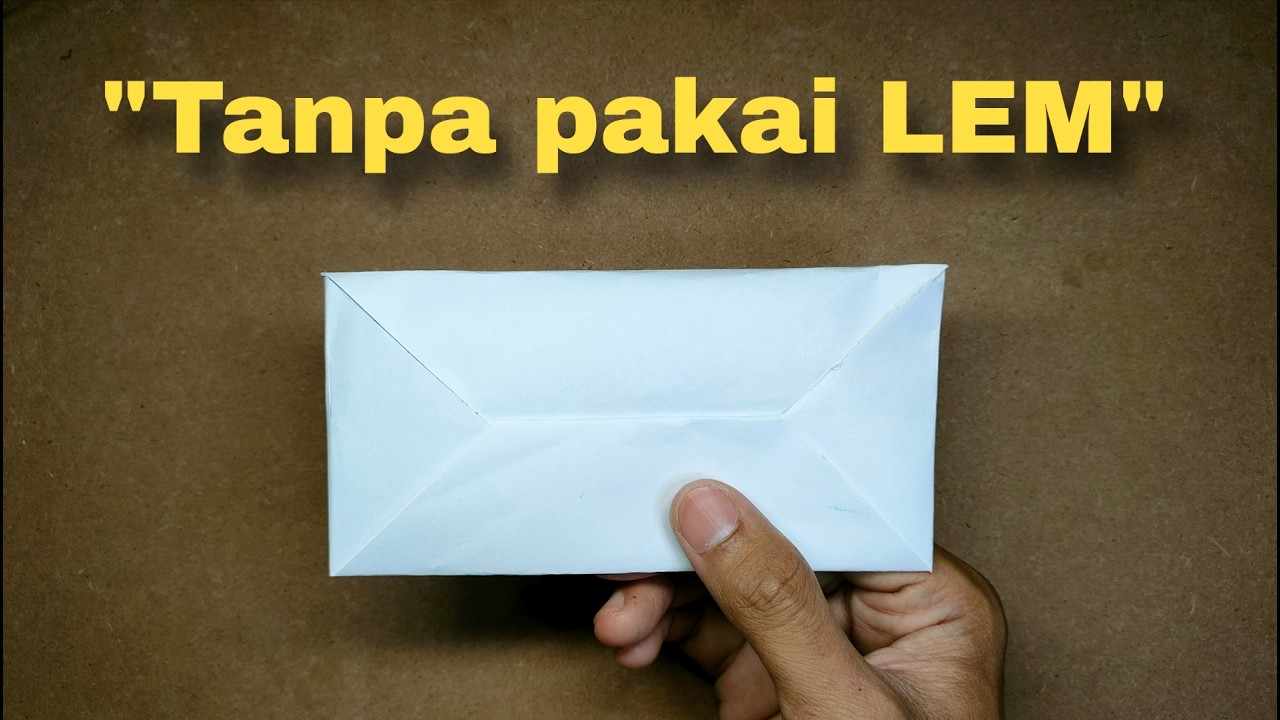 Cara bikin amplop dari kertas hvs