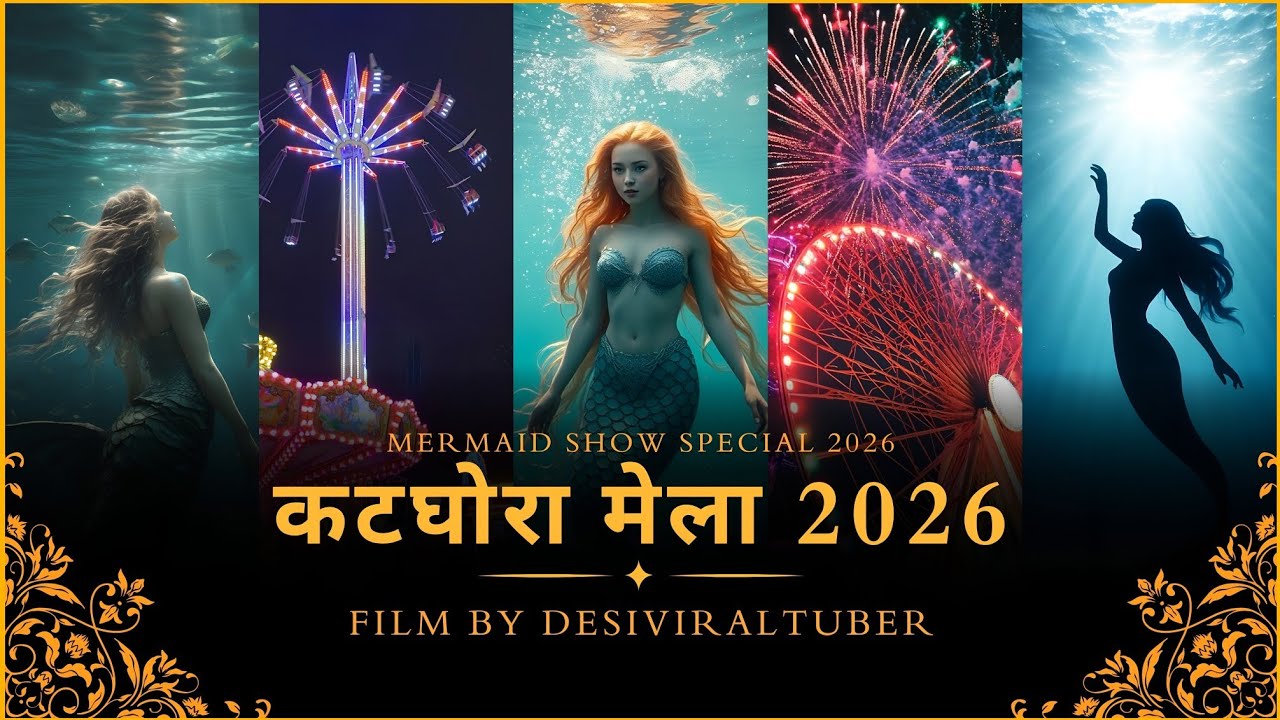 🌸 कटघोरा मेला 2026 🌸| Katghora mela 2026 ki जान जलपरी (Jalpari) |Katghora Mela 2026 | Jalpari Show |