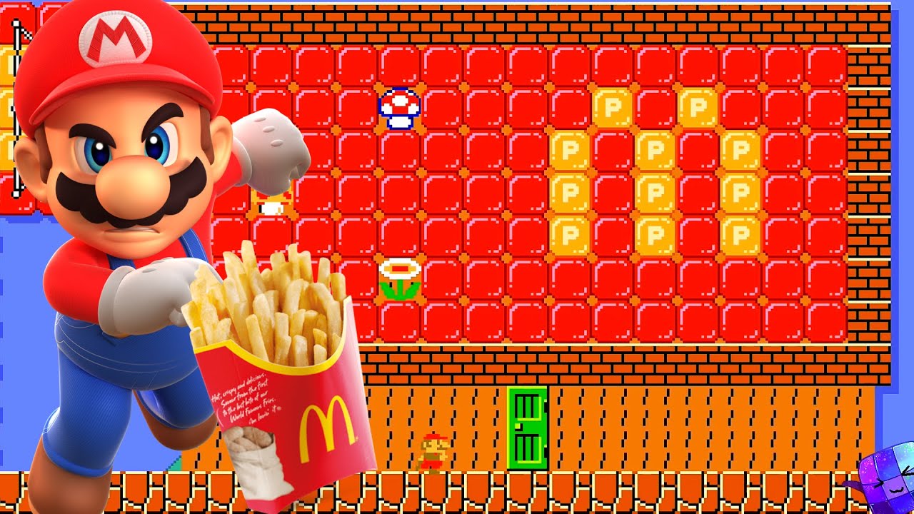 Super Mario Maker 2 🔧 Mario Breaks Into Mc Donald's 🔧 LilDucky