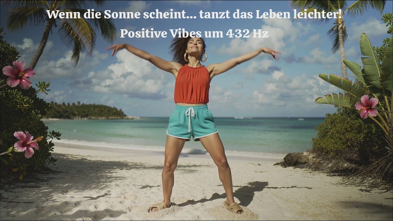 Wenn die Sonne scheint ☀️ tanzt das Leben leichter! Positive Vibes um 432 Hz 
