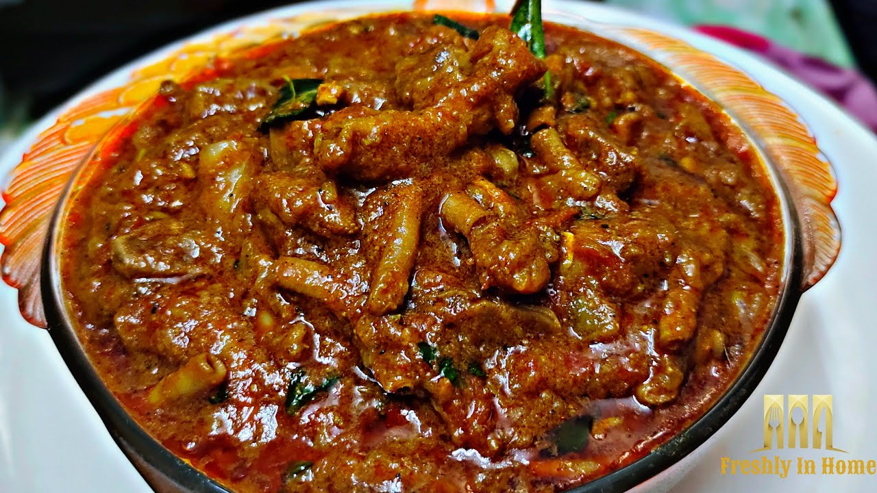 Kudal Gravy recipe in Tamil / ஆட்டு குடல் கிரேவி / Goat Intestine fry