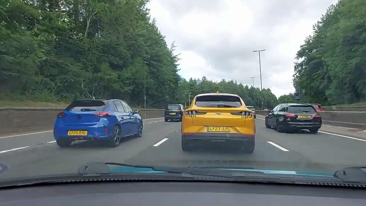 6x Speed Time Lapse, Driving from Barry to Hanley Farm near Chepstow