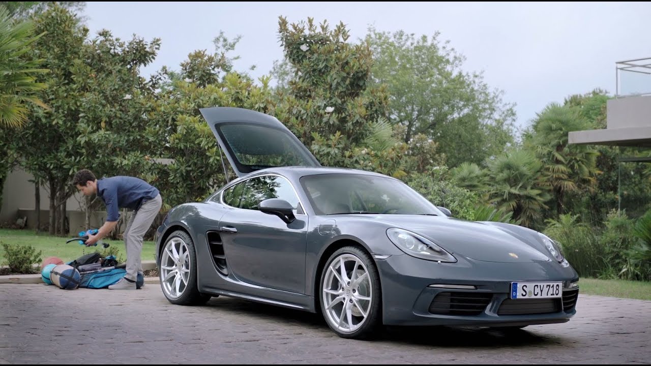 How much can you fit in a 718 Cayman?