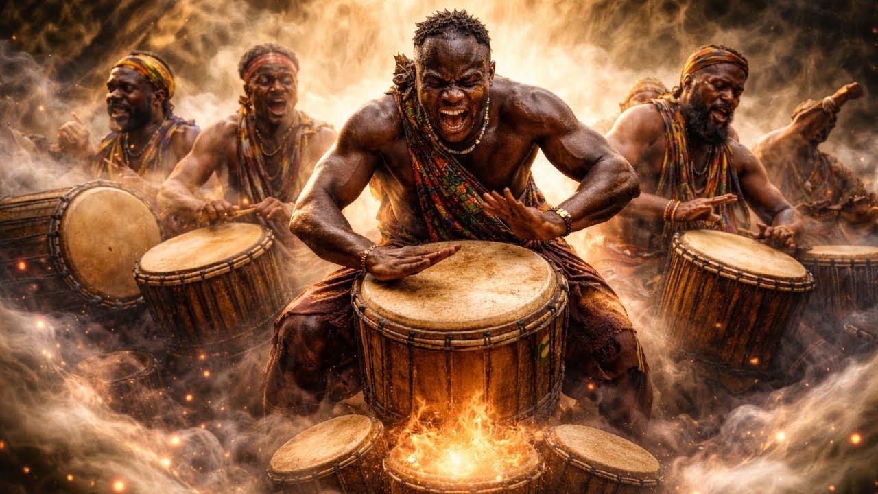 Powerful African Tribal Drums – Spiritual & Ceremonial Rhythm