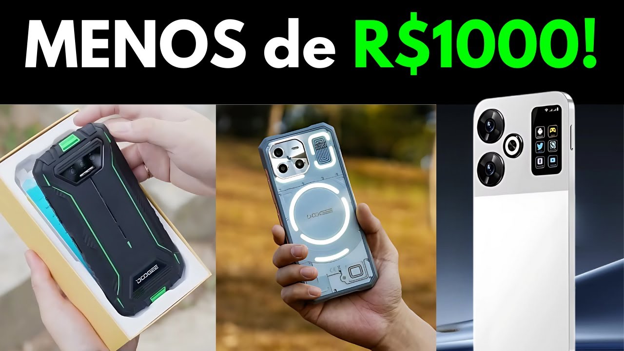 TOP 5 MELHORES CELULARES PARA JOGAR/ESTUDAR/TRABALHO em 2025?