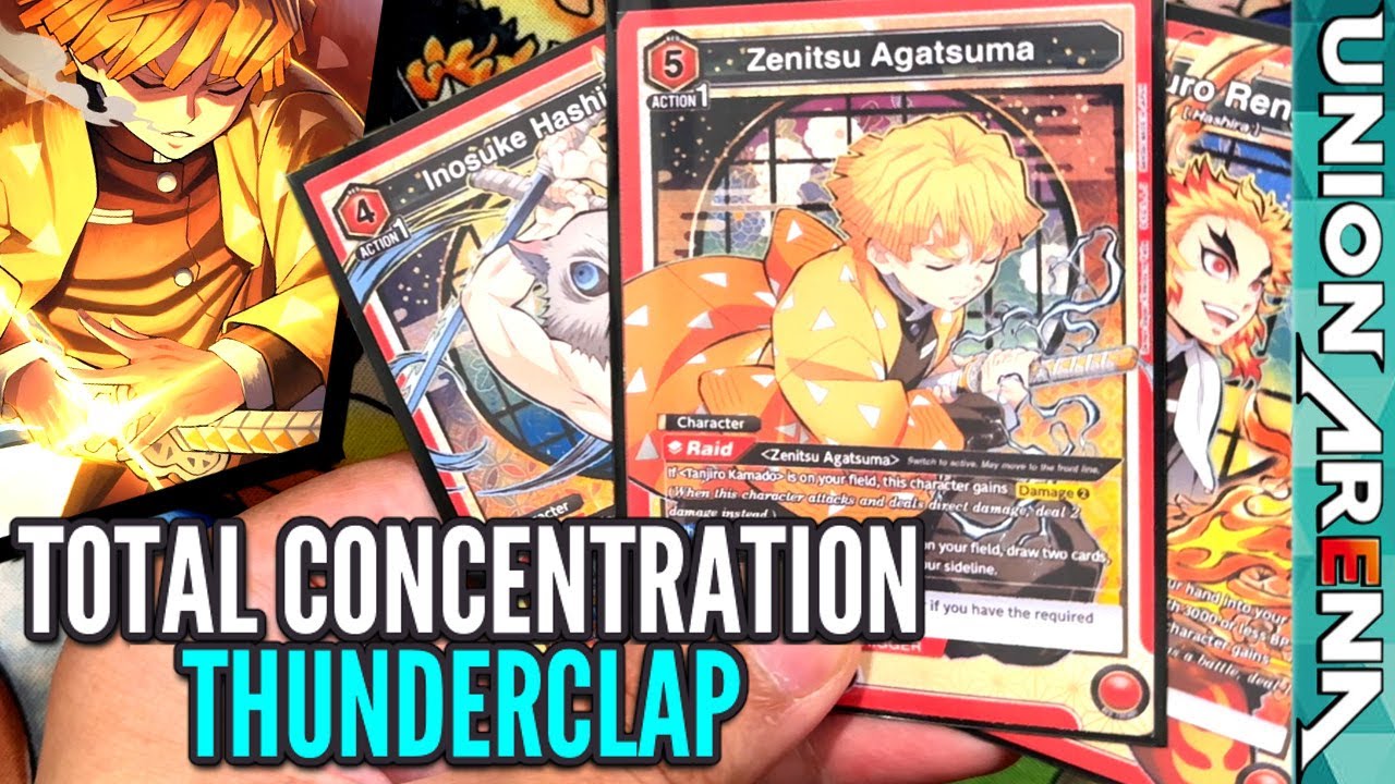 Demon Slayer Red Deck Profile - Zenitsu & Inosuke | Union Arena TCG