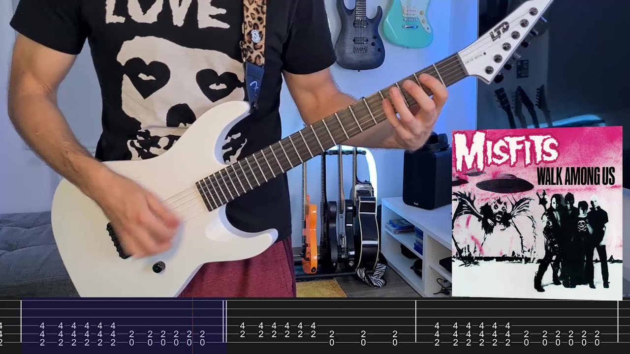 Misfits - 20 Eyes (Guitar Cover + Screentabs)