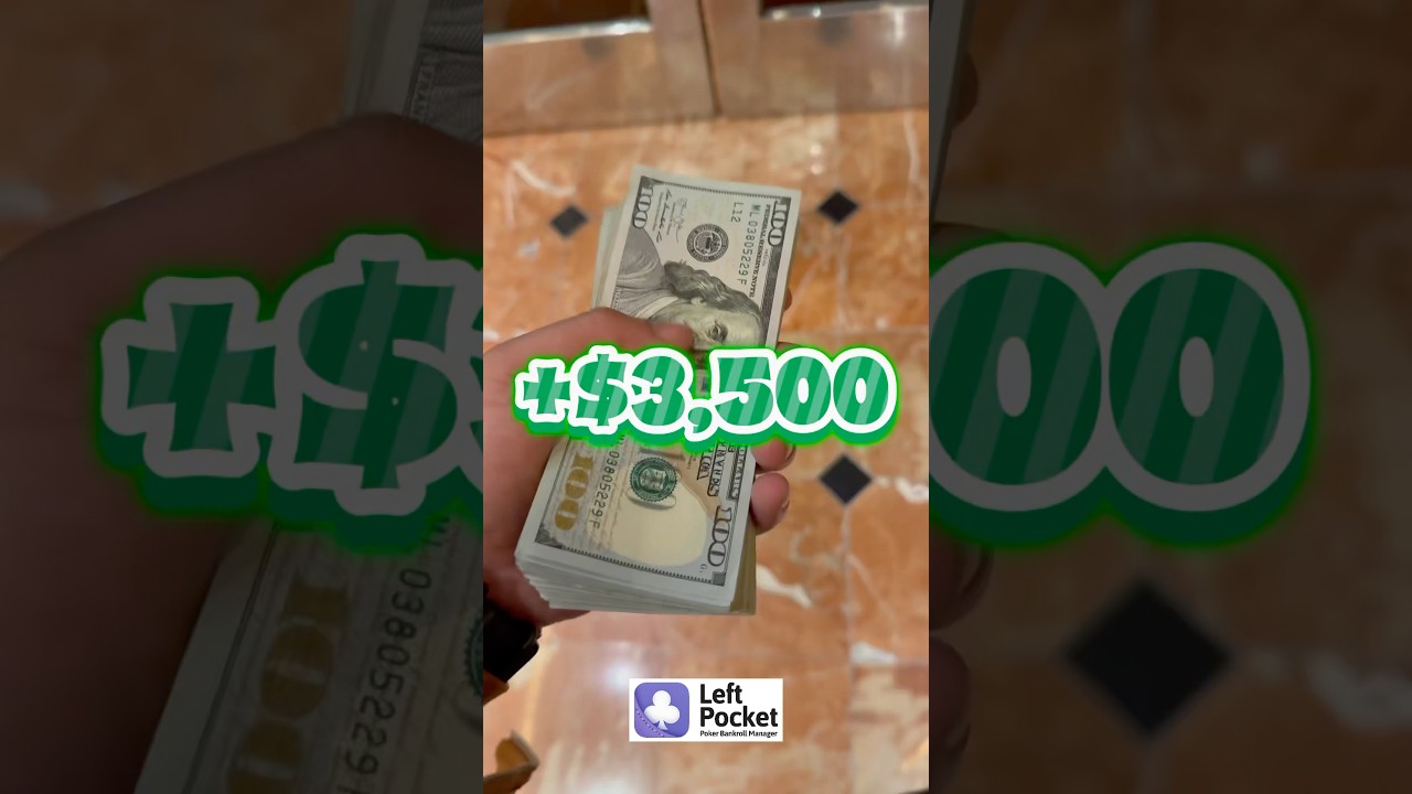 Poker chips and bankroll management = success #poker #allin #gamble #casino #fyp #reels #shorts