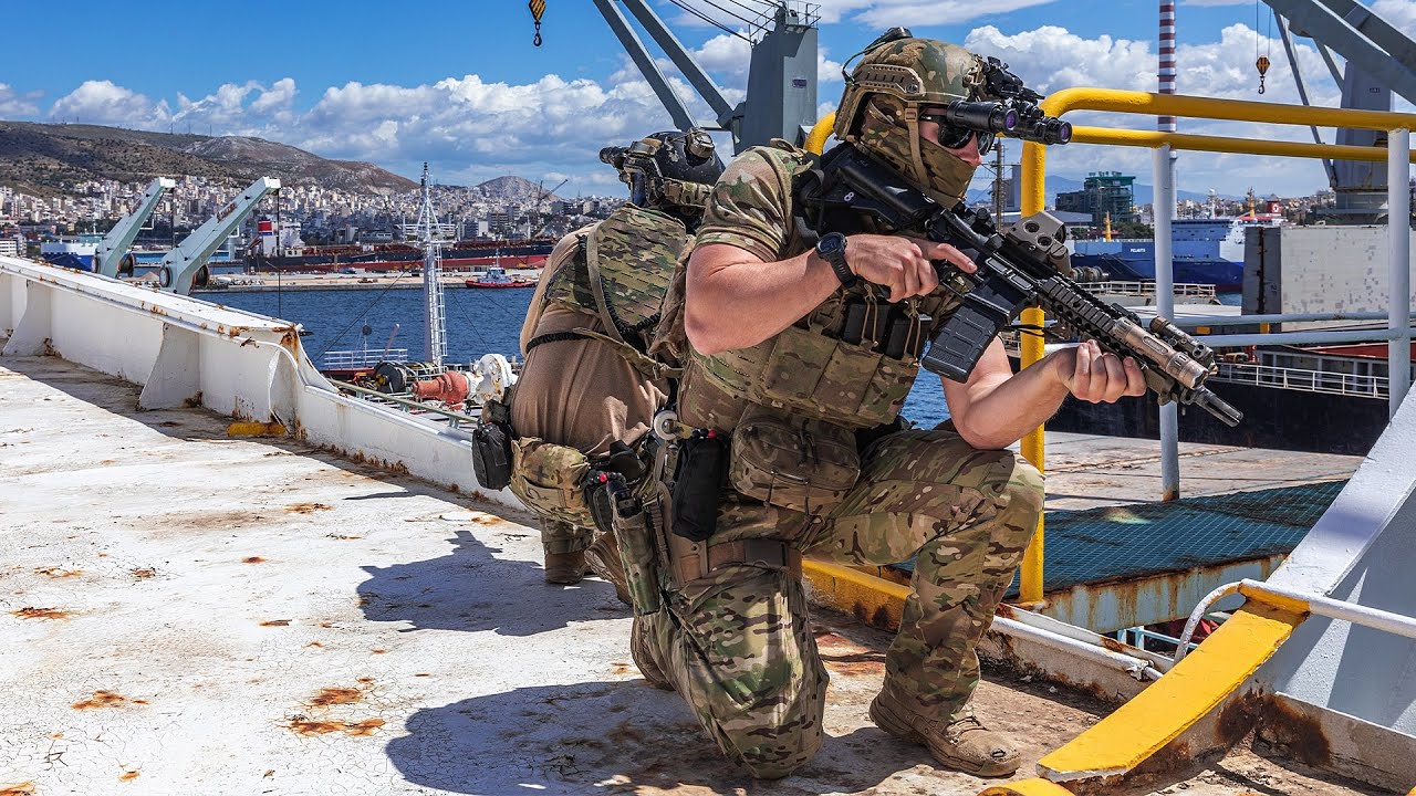 U.S. Navy SEALs Conduct VBSS Training in Greece (2023)