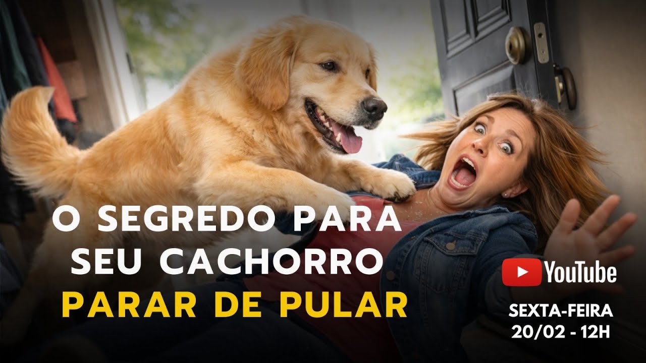 Meu cachorro pula nas pessoas! Como resolver isso?