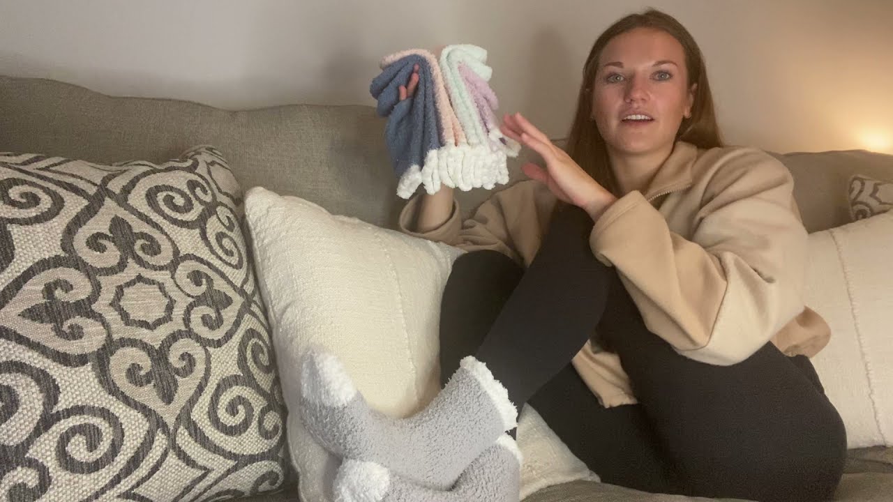 Обзор носков Reamphy Fuzzy Socks для женщин, 5 пар, нескользящие носки с захватом