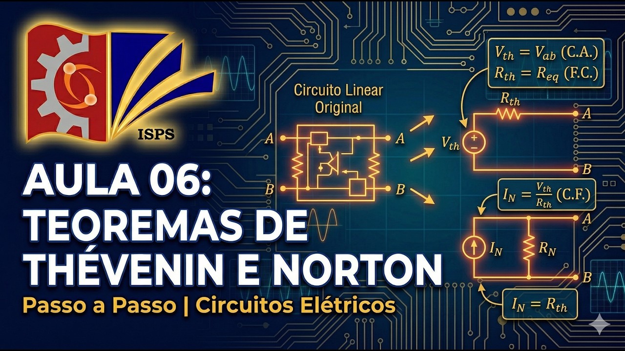 Aula 06  Teoremas de Thévenin e Norton Passo a Passo   Circuito