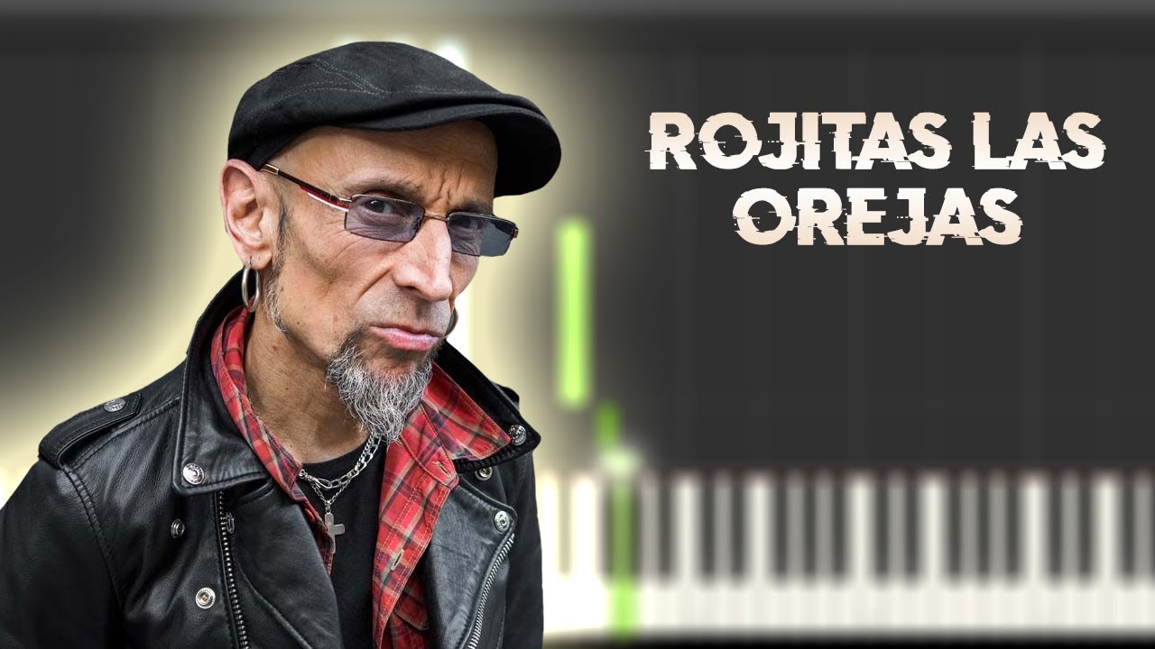 Fito & Fitipaldis - Rojitas las orejas | Instrumental Piano Tutorial / Partitura / Karaoke / MIDI
