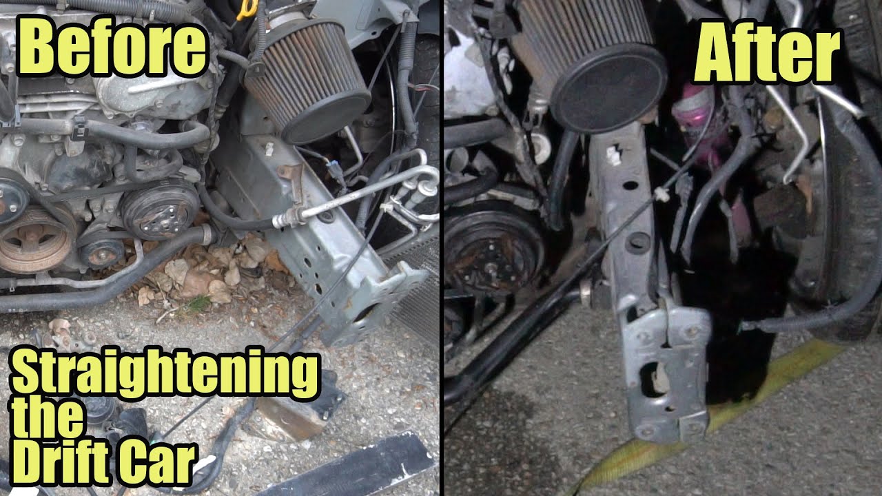 How to Straighten a Car's Frame Rails, the Hilariously Improper but Effective Way