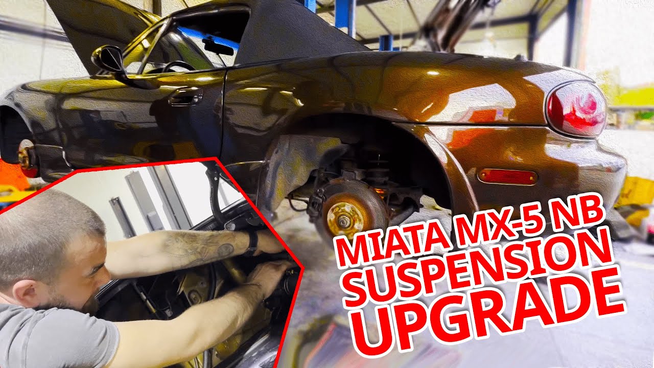 Changing my own suspension... as a first time mechanic - Project Miata 🚗🔧