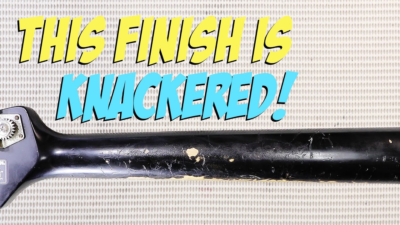 Home Made Tru-Oil Bass Guitar Neck Refinish