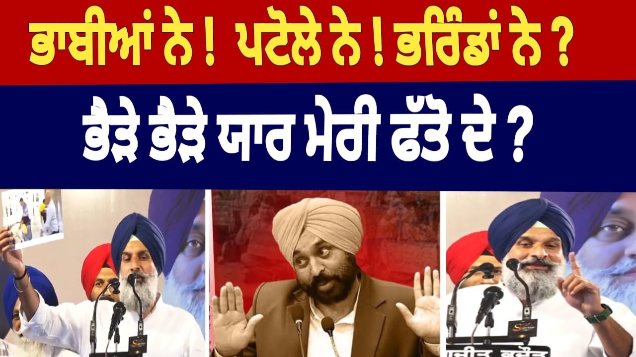 Bikram majithia Live reply CM Bhagwant Mann news today