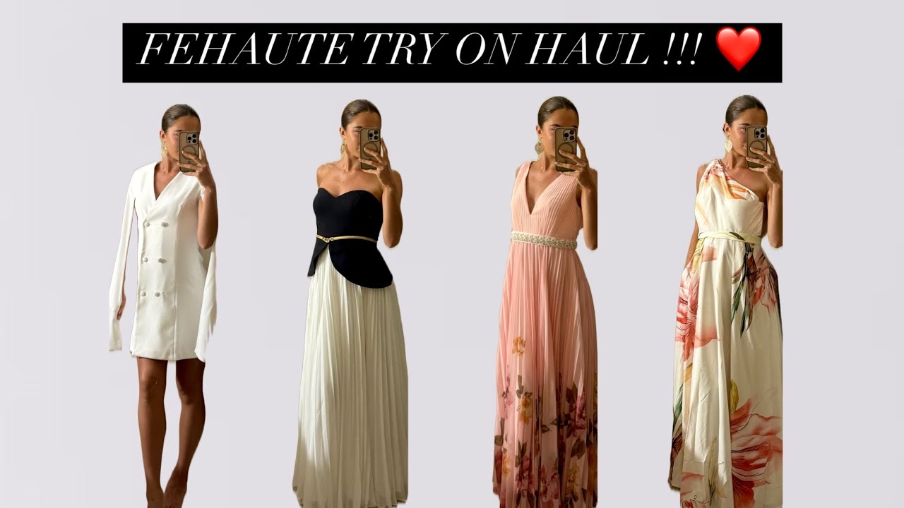 ✨ Fehaute Luxury Try-On Haul | Elegant Maxi Dresses 2025 🤍 