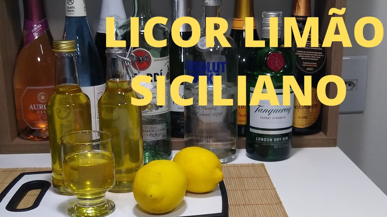 COMO FAZER LICOR LIMÃO SICILIANO