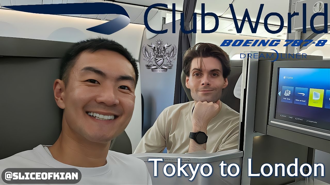 Flying British Airways Club World Tokyo Haneda to London Heathrow on B787-8｜Long-haul Business Class
