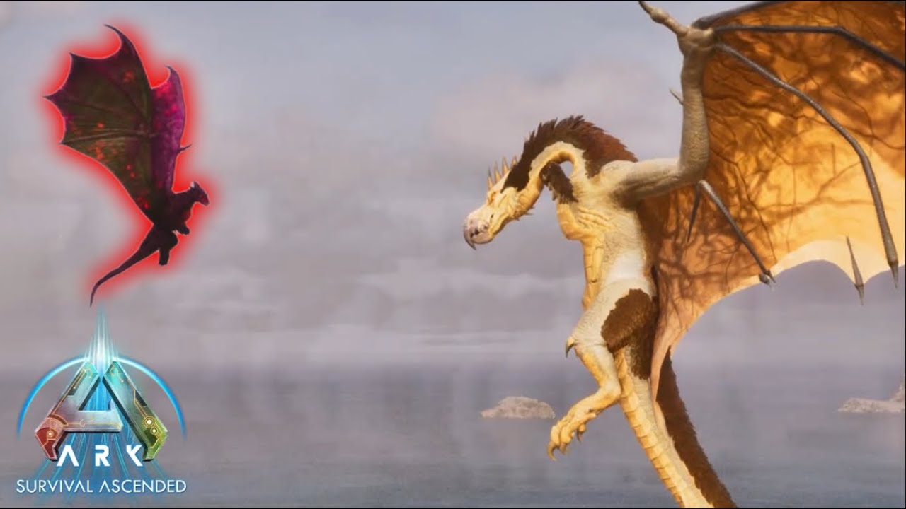 Drakyros(toothless)level 1,500 VS Dodowyvern | Ark Survival Ascended |