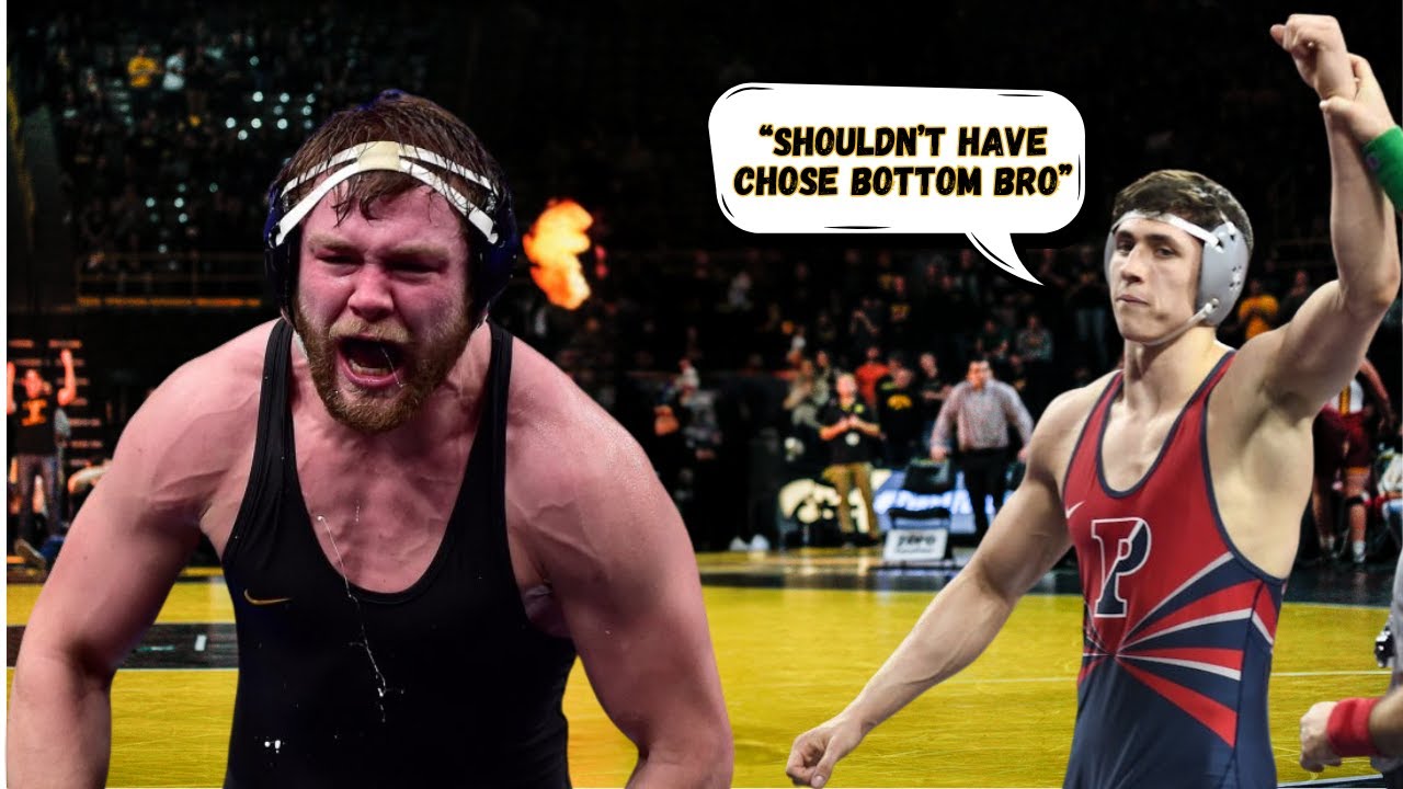 #2 Ranked Wrestler Blows 8-1 Lead After Choosing Bottom