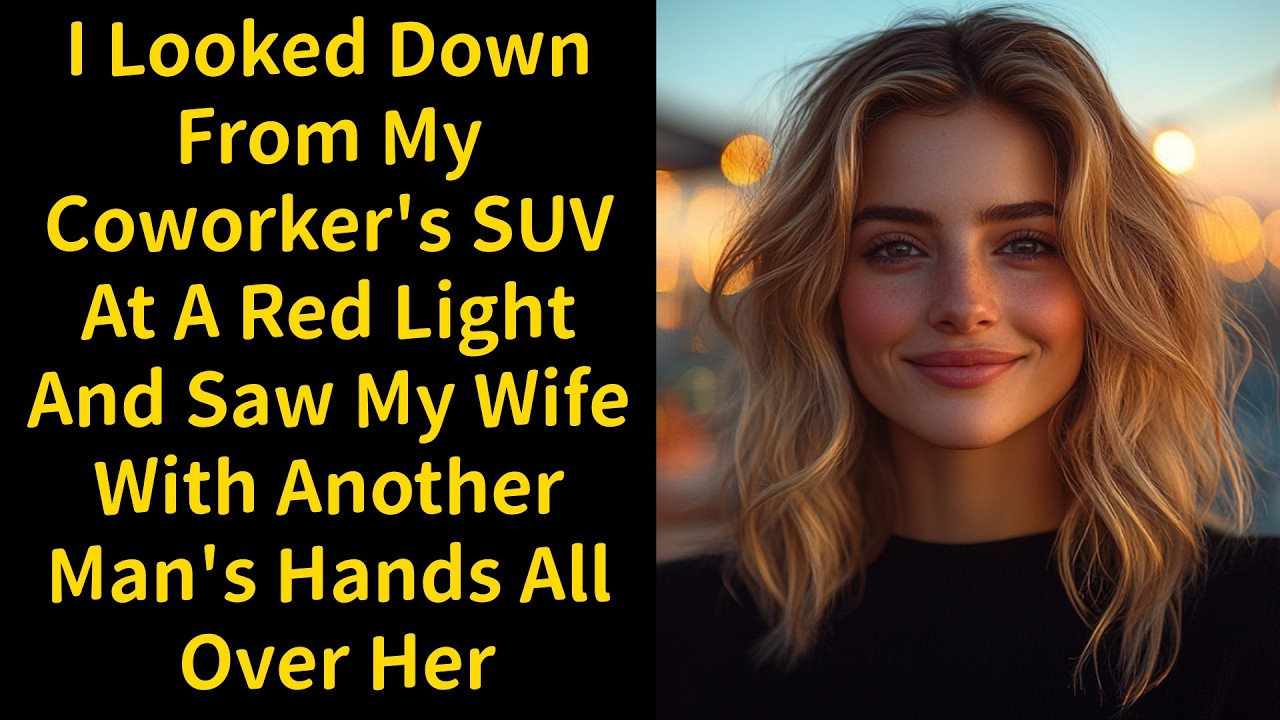 I Looked Down From My Coworker's SUV At A Red Light And Saw My Wife With Another Man's Hands All Ove