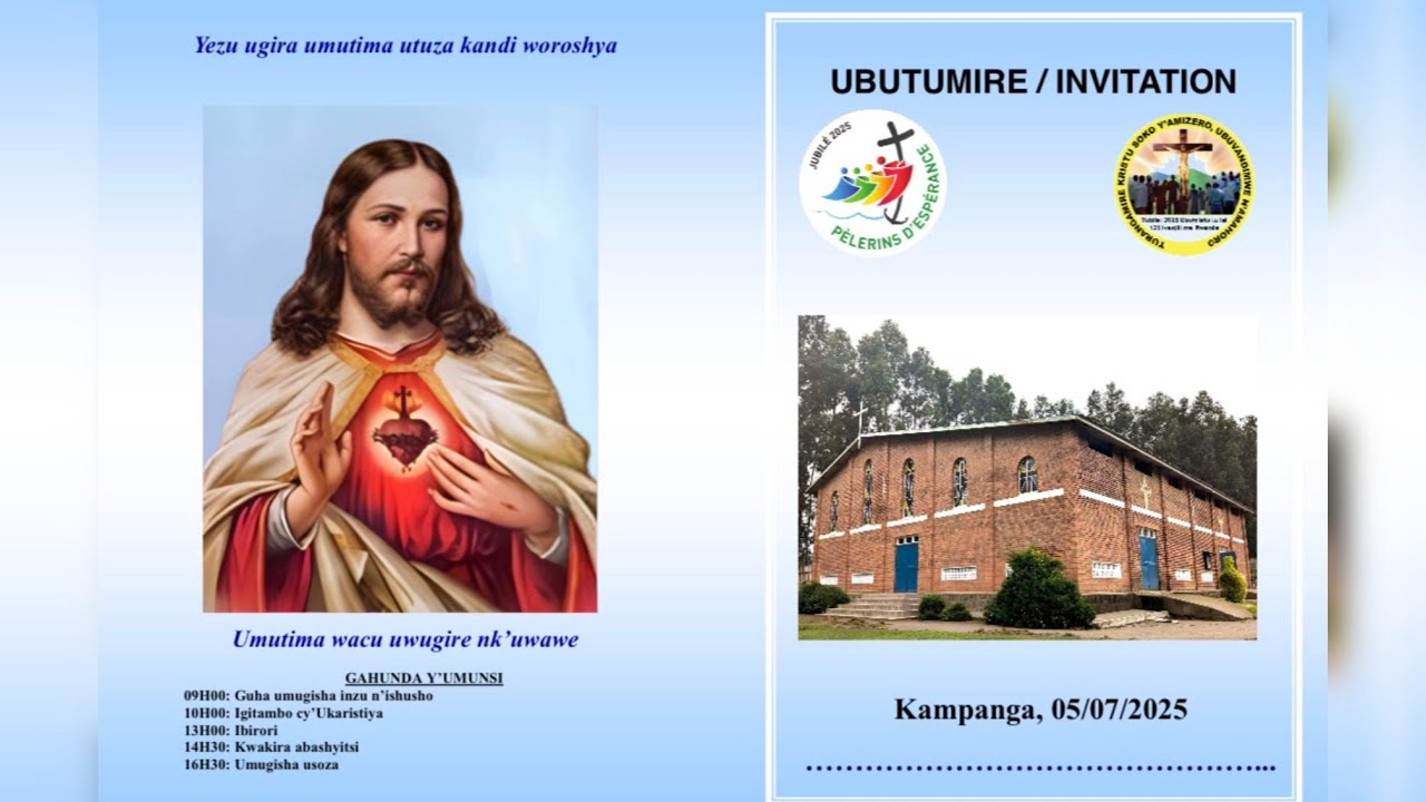 🔴YUBILE Y'IMPURIRANE MU RWEGO RW'IBIKORWA BY'URUKUNDO N'IMPUHWE NA YUBILE Y'IMYAKA 25 YA PARUWASI