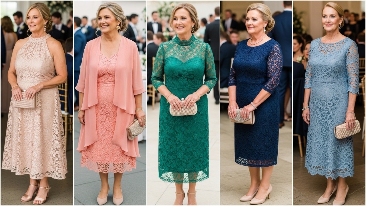 Elegant Lace Mother of the Bride Dresses: Breathable & Light Styles Perfect for March Events