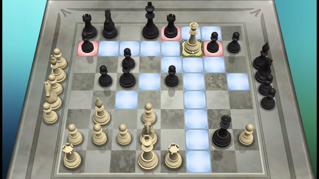 Chess Titans.  Battle at level 10