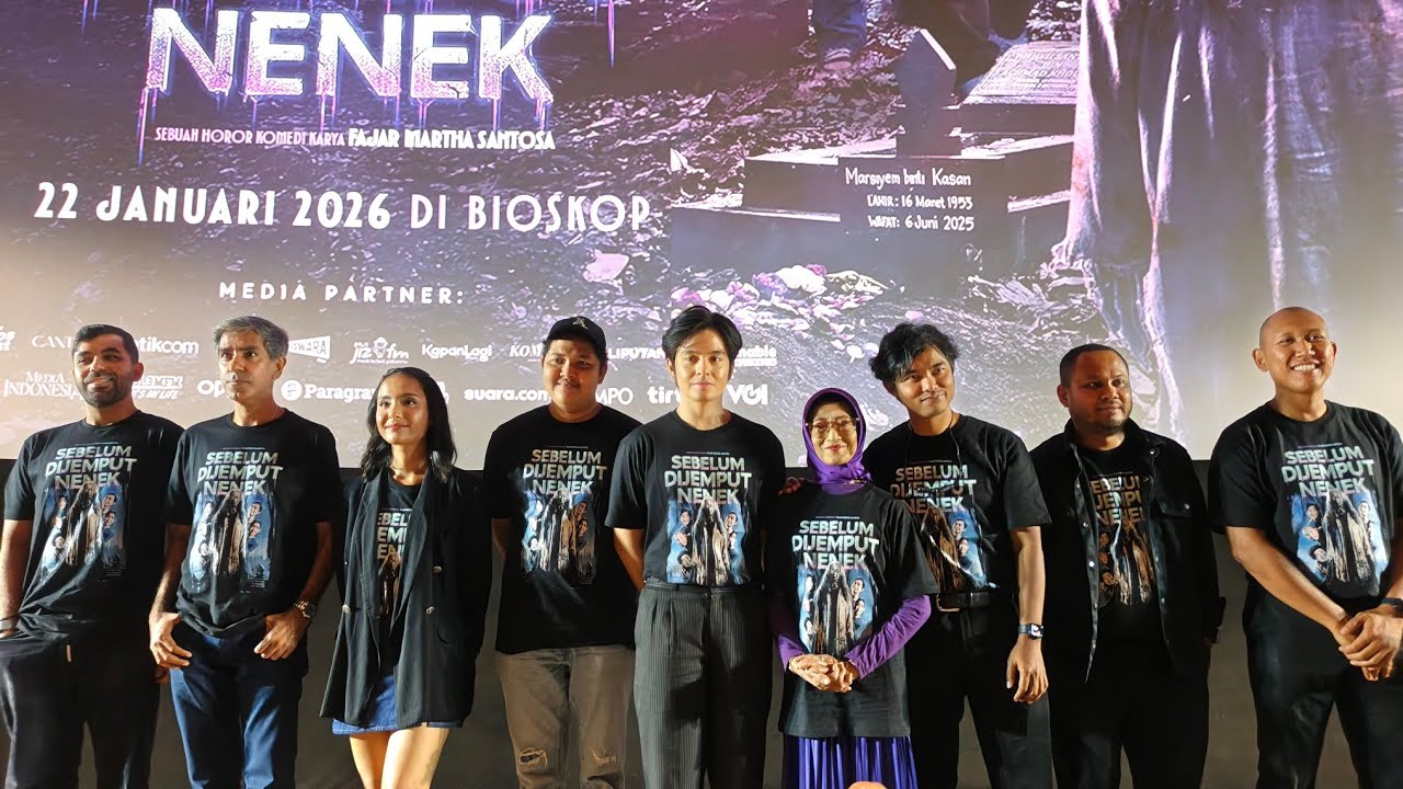 PRESS CONFERENCE & SCREENING FILM SEBELUM DIJEMPUT NENEK