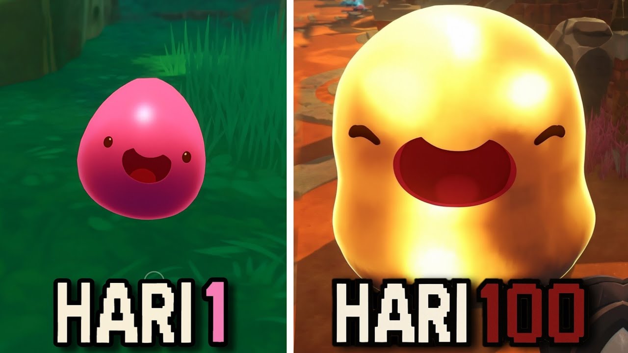 Aku Menghabiskan 100 Hari di Slime Rancher
