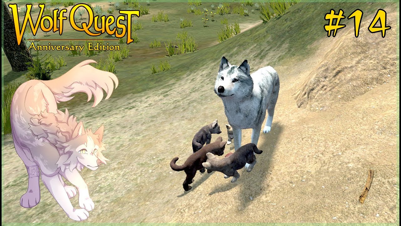 🐺[Wolfquest3] Пути воды🌊: Волки-чужаки! #14