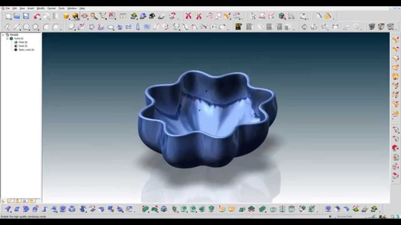 ThinkDesign 2014. Rotational sweep
