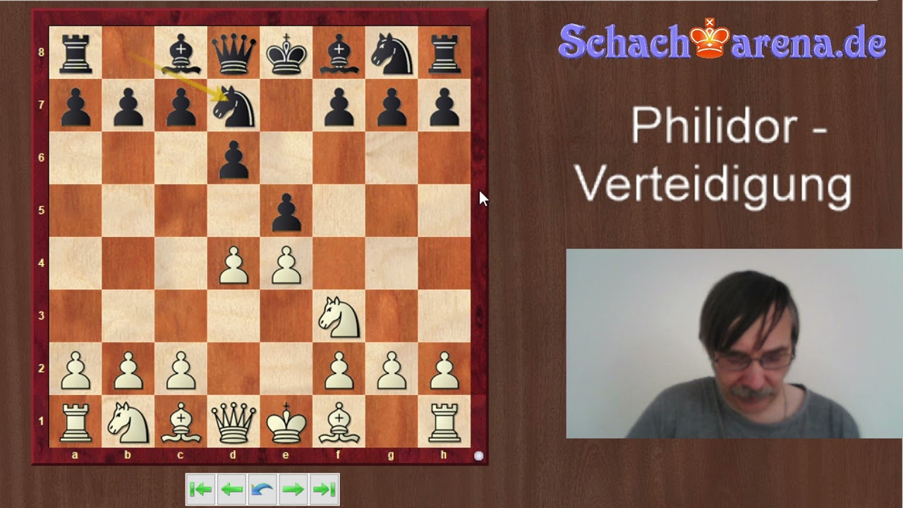 Schach lernen ♟Philidor-Verteidigung