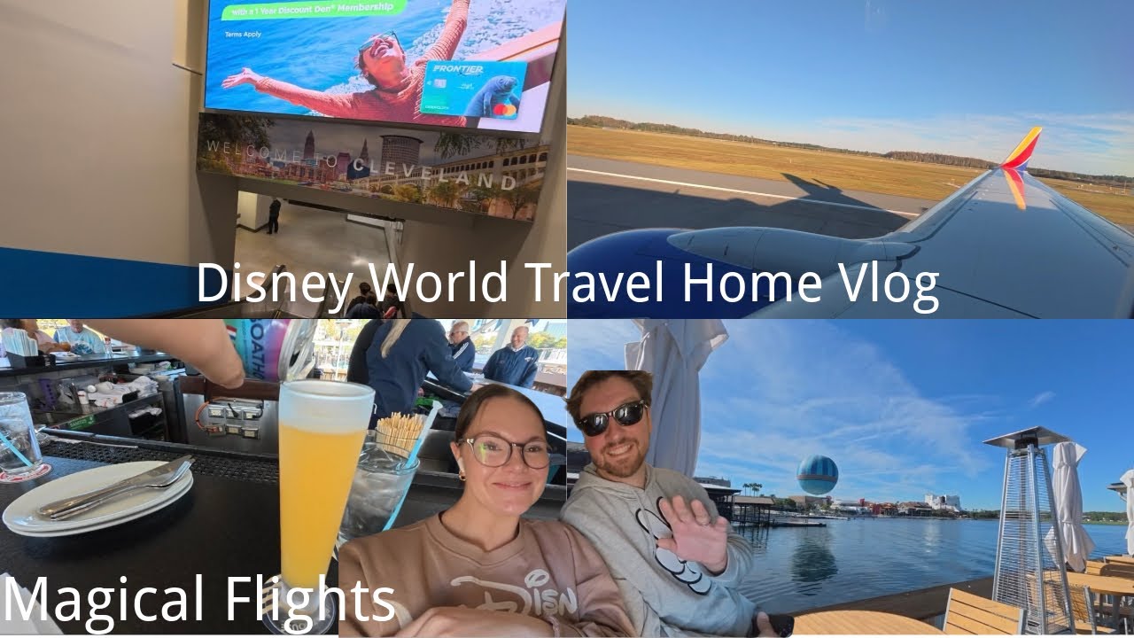 Disney World Vlog - Travel day home, Disney Springs, and good vibes!