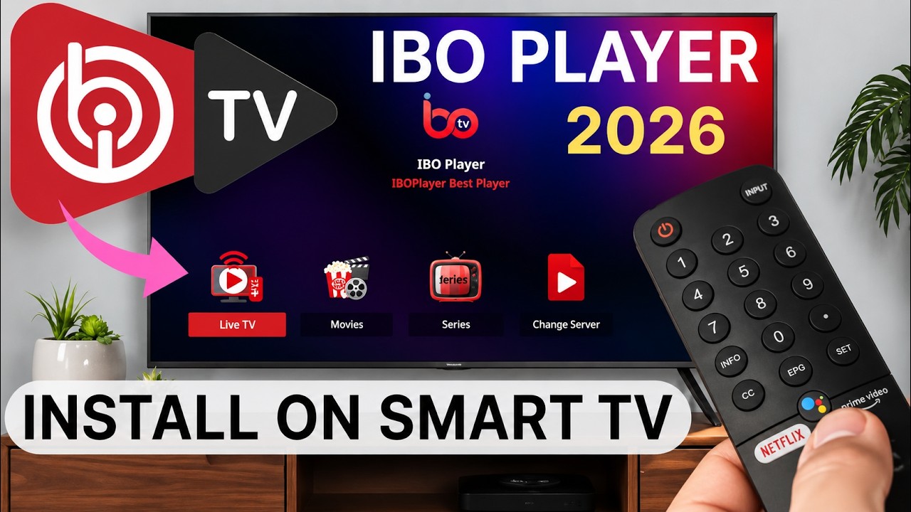 How to install ibo player on Smart TV 2025