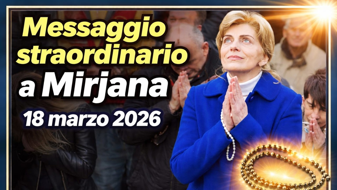 Medjugorje -  MESSAGGIO STRAORDINARIO della Madonna a Mirjana 2026