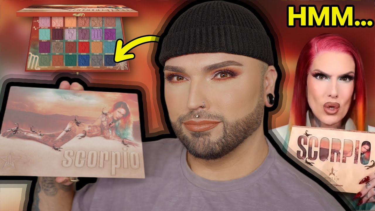 A REAL Review of Jeffree Star's New Scorpio Palette... (just meh)