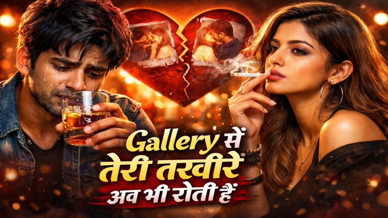 Gallery में तेरी तस्वीरें अब भी रोती हैं 💔 | 90’s Bollywood Sad Song | Hindi Song | Dard Bhara Gaana
