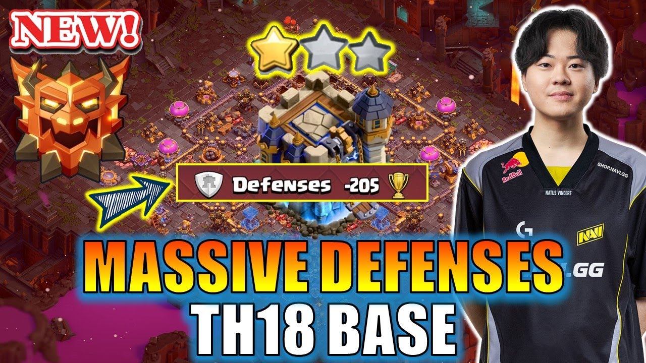 ANTI 3 STAR TH18 WAR LEGEND BASE LINK | TOWN HALL 18 ANTI METEOR GOLEM FIREBALL | CLASH OF CLANS