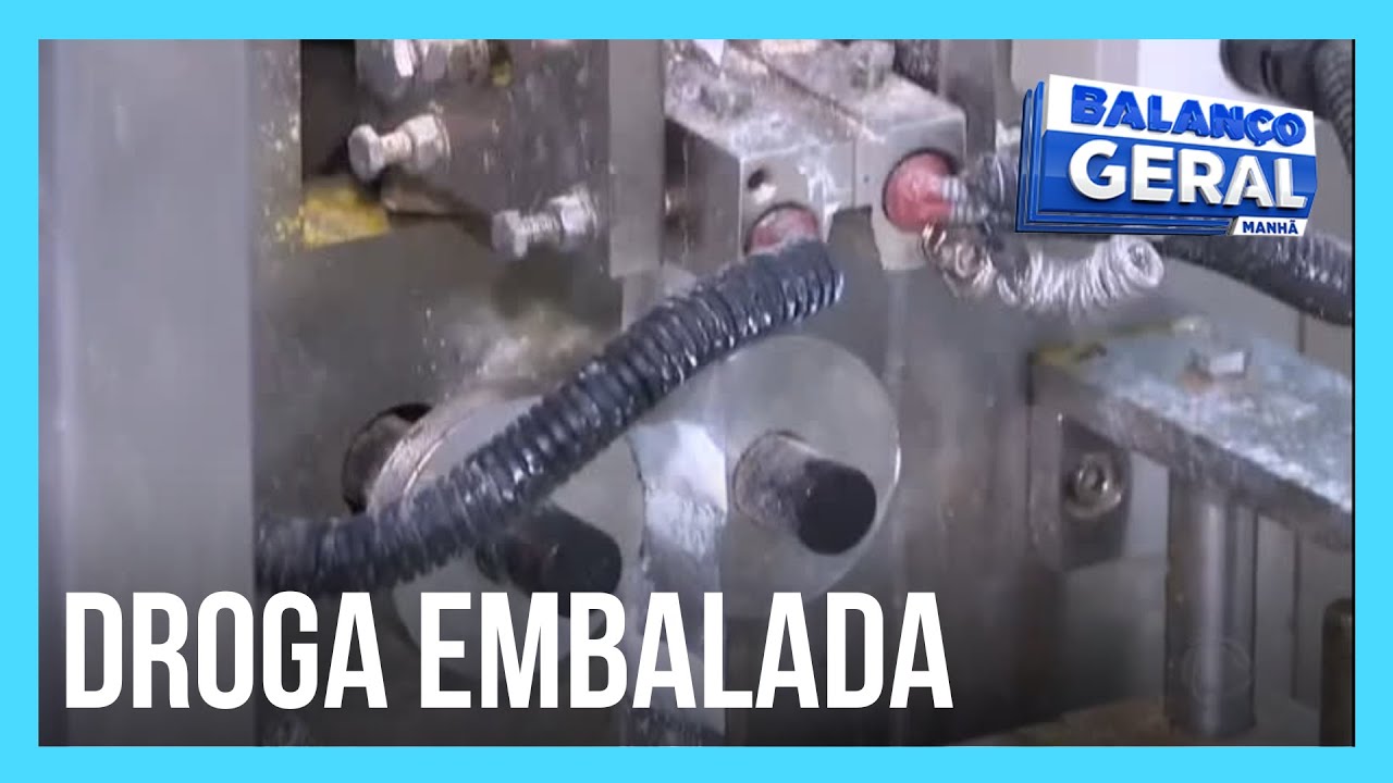 Polícia apreende equipamento que embala drogas em São Paulo