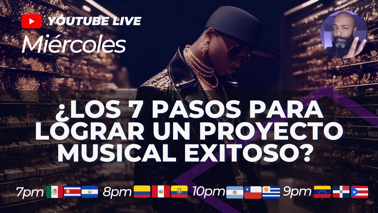 Los 7 Pasos para Lograr un Proyecto Musical Exitoso