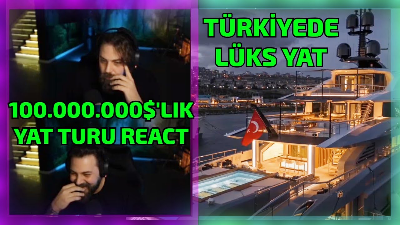 Elraenn Reacting 100.000.000$ Enes Yilmazer MEGAYACHT Yat Turu